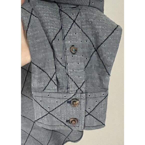 PRANA Men’s Large Rennin Woven Button Front Shirt Long Sleeve Casual Work - Picture 5 of 9